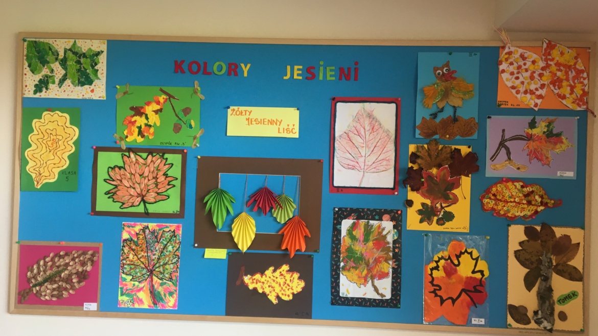 Żółty jesienny liść